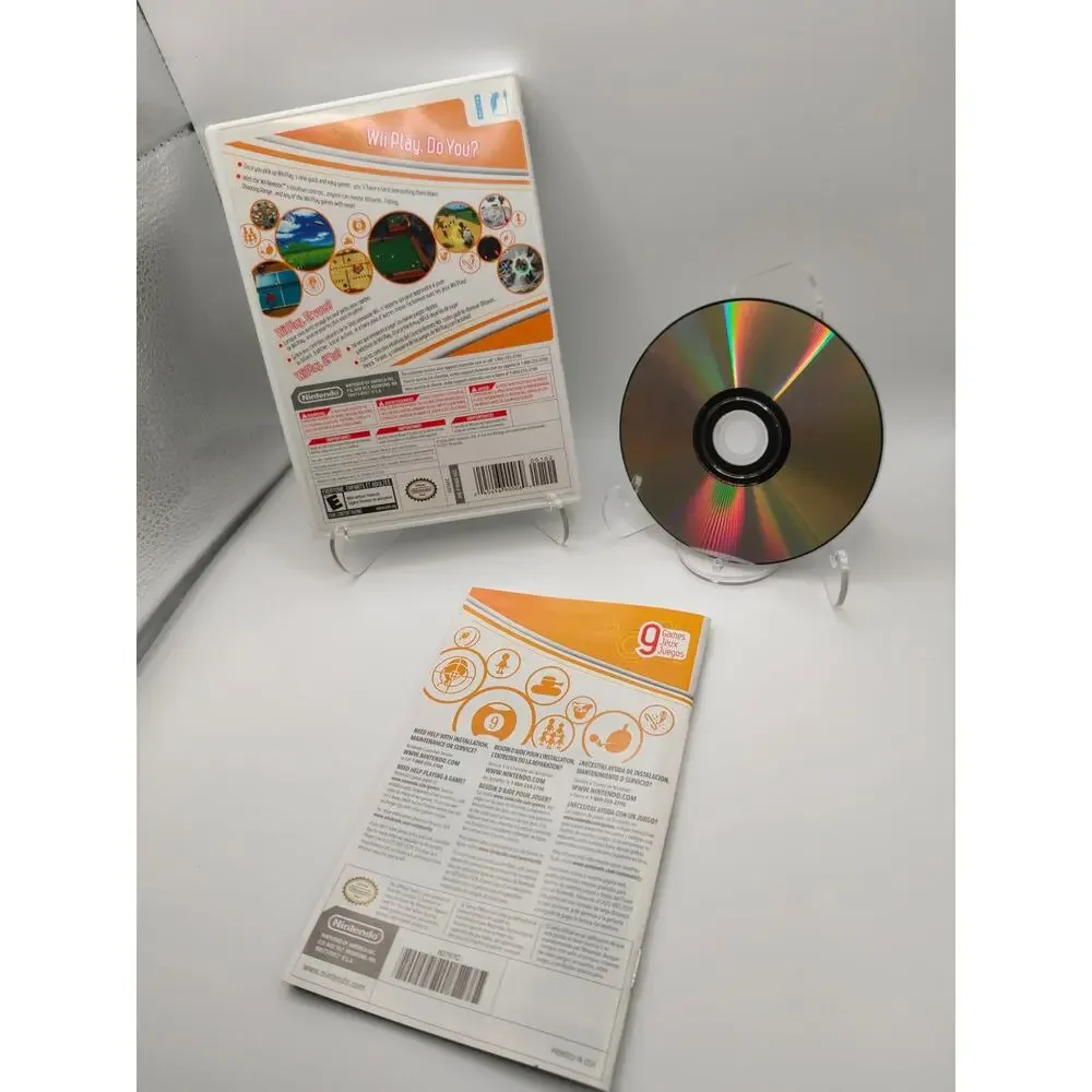 Wii Play (Nintendo Wii) CIB Complete Tested